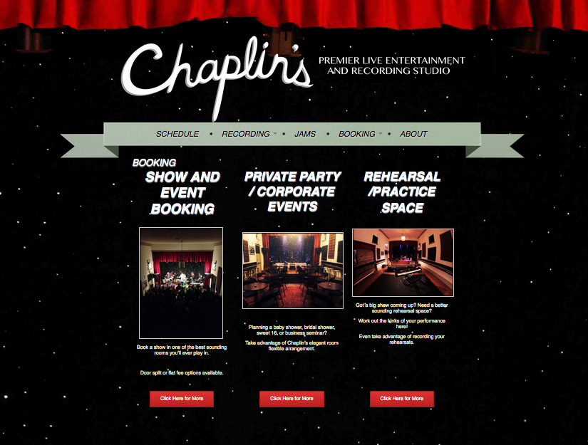 Chaplin’s Chester County’s best venue and recording studio