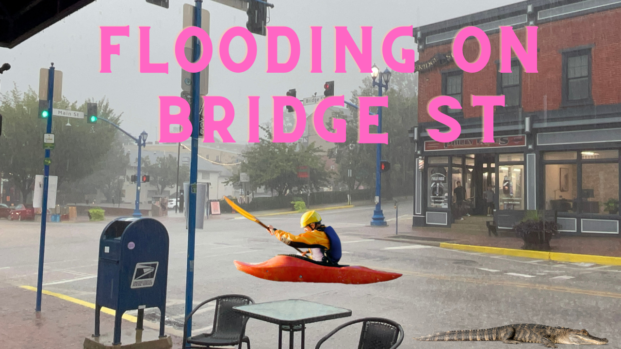Flooding on Bridge St Phoenixville PA